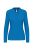 Kariban KA244 női hosszú ujjú galléros póló - tropical blue szín