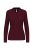 Kariban KA244 női hosszú ujjú galléros póló - wine szín