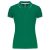 Kariban KA251 női galléros rövid ujjú póló - kelly green/light grey/white szín