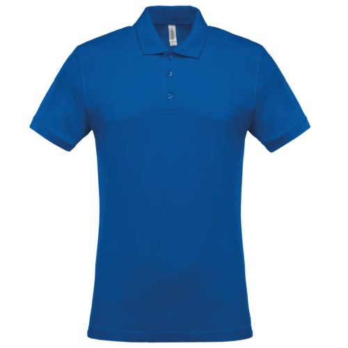 Kariban KA254 galléros férfi piqué póló - light royal blue szín
