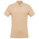 Kariban KA254 galléros férfi piqué póló - light sand szín