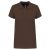 Kariban KA255 galléros női piqué póló - chocolate szín