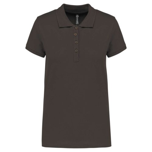 Kariban KA255 galléros női piqué póló - dark grey szín