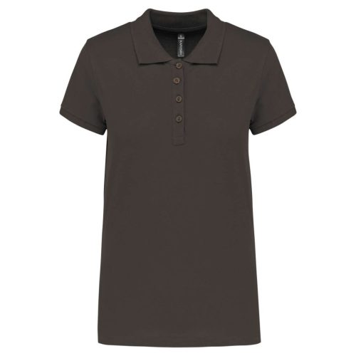 Kariban KA255 galléros női piqué póló - dark grey szín