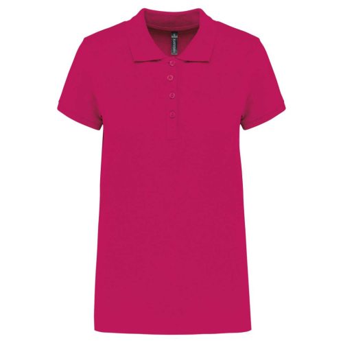 Kariban KA255 galléros női piqué póló - fuchsia szín
