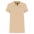Kariban KA255 galléros női piqué póló - light sand szín