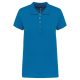 Kariban KA255 galléros női piqué póló - tropical blue szín
