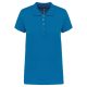 Kariban KA255 galléros női piqué póló - tropical blue szín