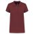 Kariban KA255 galléros női piqué póló - wine szín