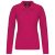 Kariban KA257 galléros hosszú ujjú női póló - fuchsia szín
