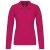 Kariban KA257 galléros hosszú ujjú női póló - fuchsia szín