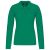 Kariban KA257 galléros hosszú ujjú női póló - kelly green szín