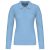 Kariban KA257 galléros hosszú ujjú női póló - sky blue szín