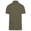 Kariban KA262 galléros férfi rövid ujjú póló - light khaki szín