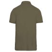 Kariban KA262 galléros férfi rövid ujjú póló - light khaki szín