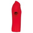 Kariban KA262 galléros férfi rövid ujjú póló - red szín