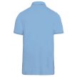 Kariban KA262 galléros férfi rövid ujjú póló - sky blue szín