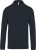 Kariban KA264 galléros hosszú ujjú férfi póló - navy szín