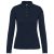 Kariban KA265 galléros hosszú ujjú női póló - navy szín