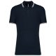 Kariban KA272 slimfit férfi galléros póló - navy/white szín