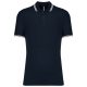 Kariban KA272 slimfit férfi galléros póló - navy/white szín