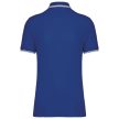 Kariban KA272 slimfit férfi galléros póló - royal blue/white szín