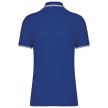 Kariban KA272 slimfit férfi galléros póló - royal blue/white szín