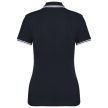 Kariban KA273 slimfit női galléros póló - navy/white szín