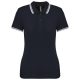 Kariban KA273 slimfit női galléros póló - navy/white szín