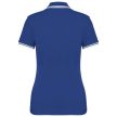 Kariban KA273 slimfit női galléros póló - royal blue/white szín