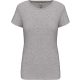 Kariban KA3013 női rövid ujjú póló - light grey heather szín