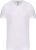 Kariban KA3014 férfi rövid ujjú V-nyakú póló - white szín