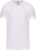 Kariban KA3014 férfi rövid ujjú V-nyakú póló - white szín