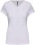Kariban KA3015 női rövid ujjú V-nyakú póló - white szín