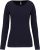 Kariban KA3017 női hosszú ujjú póló - navy szín