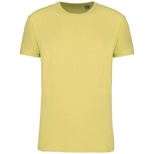 Kariban KA3025IC organikus anyagú férfi póló - lemon yellow szín