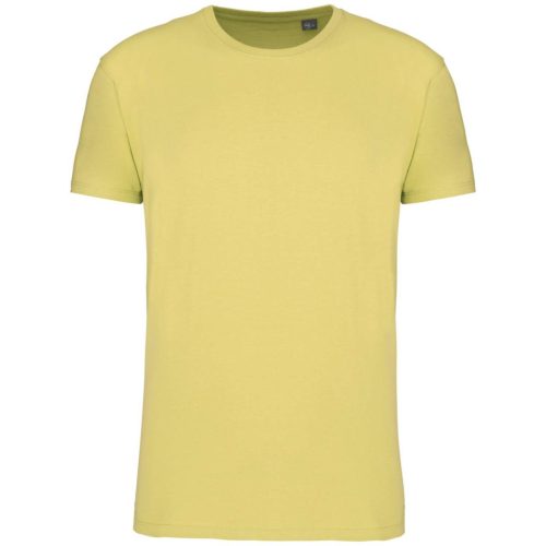 Kariban KA3025IC organikus anyagú férfi póló - lemon yellow szín