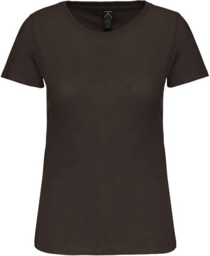 Kariban KA3026IC organikus anyagú női póló - dark khaki szín