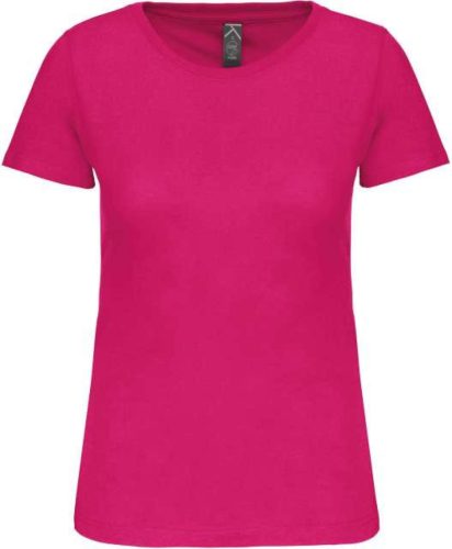 Kariban KA3026IC organikus anyagú női póló - fuchsia szín