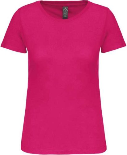 Kariban KA3026IC organikus anyagú női póló - fuchsia szín