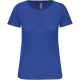 Kariban KA3026IC organikus anyagú női póló - light royal blue szín