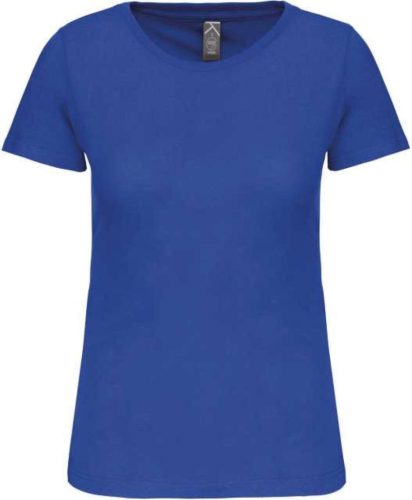 Kariban KA3026IC organikus anyagú női póló - light royal blue szín