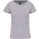 Kariban KA3026IC organikus anyagú női póló - Oxford grey szín