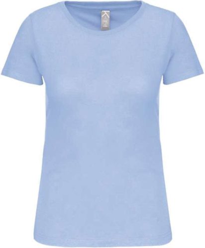 Kariban KA3026IC organikus anyagú női póló - sky blue szín