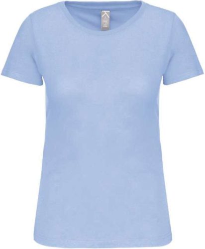 Kariban KA3026IC organikus anyagú női póló - sky blue szín