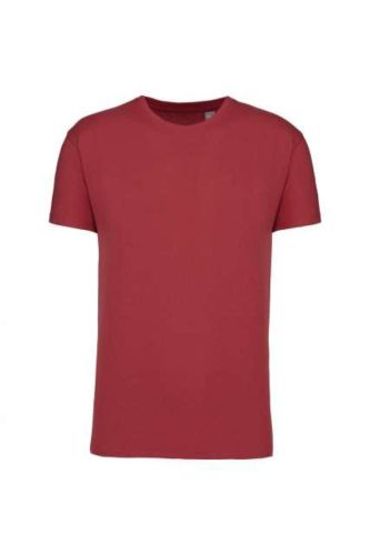 Kariban KA3032IC organikus anyagú férfi rövid ujjú póló - terracotta red szín