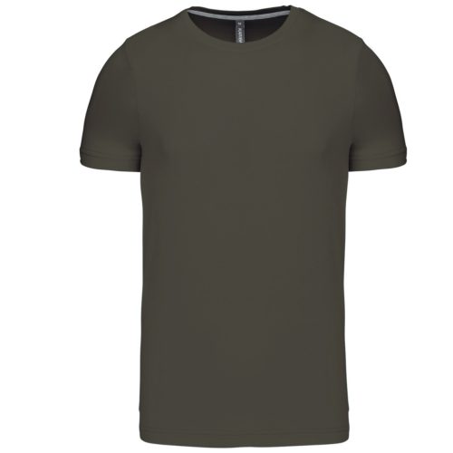 Kariban KA356 rövid ujjú férfi póló - dark khaki szín
