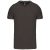 Kariban KA357 rövid ujjú férfi V-nyakú póló - dark grey szín