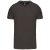 Kariban KA357 rövid ujjú férfi V-nyakú póló - dark grey szín