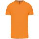 Kariban KA357 rövid ujjú férfi V-nyakú póló - orange szín